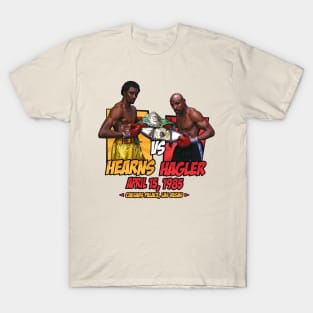 Hagler vs Hearns Comics Retro T-Shirt